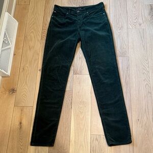 Armani Jeans Forest Green Corduroy Trousers